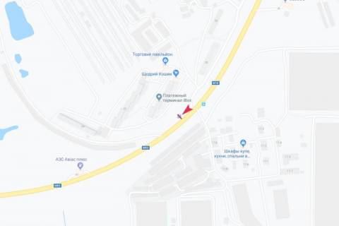 Ситилайт A в Харькове, 1,24х1,84  Мереф'янське шосе, 30 (зупинка Мереф'янське шосе), з центру схема