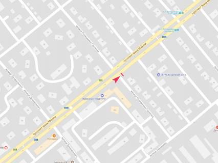 Билборд A в Днепр (Днепропетровск), 3x6  Мазепи пр. - Горленка вул. схема