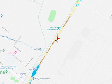 Сiтiлайт B у Дніпро (Дніпропетровськ) Белгородское шоссе, 7-А - Макаренко ул. (остановка "ул. Макаренко") схема