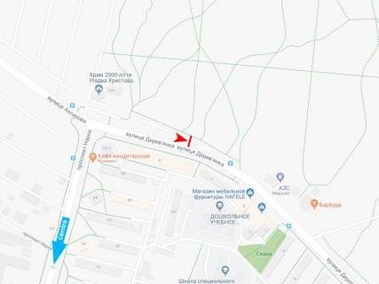 Билборд B в Харькове, 3х6  Дерев'янка вул. (навпроти б. № 4), в центр схема
