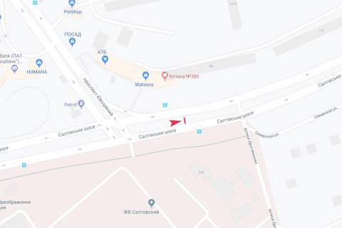 Билборд B в Харькове, 3х6  Салтівське шосе, 155/93, з центру схема