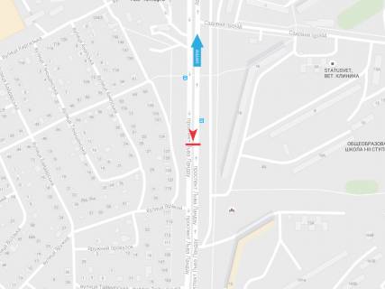 Билборд B в Харькове, 3х6  Льва Ландау пр-т, 123, з центру схема