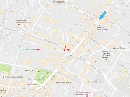 Ситилайт B в Харькове, 1,25х1,87  Гіршмана вул.,18 схема