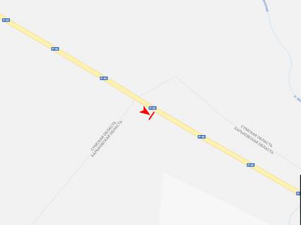 Билборд A в трасах Харкова, 3х6  Суми-Харків траса, межа Сумської області, біля стели Харківська область, в Харків схема