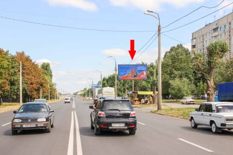 Билборд A в Харькове, 3х6  Леся Сердюка вул., 48, з центру (МЖК Інтернаціоналіст) фото 1