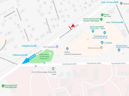 Скроллер A в Днепр (Днепропетровск), 3,1х2,2  Академіка Павлова вул., 81, в центр  (ТРЦ Французький Бульвар) - 373323 схема