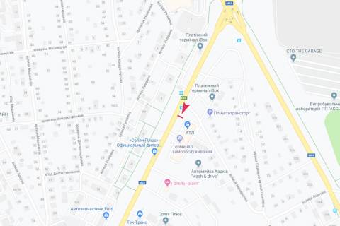 Білборд, Бігборд (Борд)  B у Харкові, 3х6  Мереф'янське шосе, 9-а, з центру схема