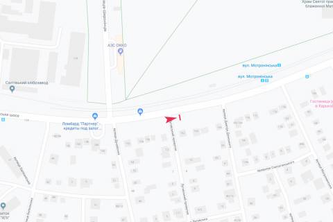 Билборд A в Харькове, 3х6  Салтівське шосе, 160, з центру схема