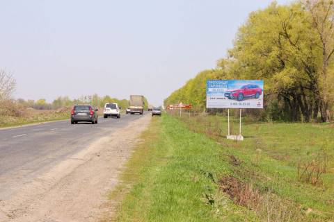 Билборд A в Опошне, 3х6  в'їзд у місто з боку п.Диканька (АЗС ТАТ Нафта) фото 1