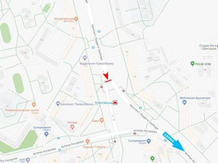 Билборд A в Харькове, 3х6  Людвіга Свободи пр-т (навпроти б. № 34), в центр схема