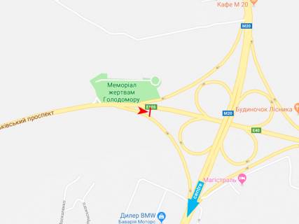 Билборд A в Днепр (Днепропетровск), 3х6  Академіка Курчатова пр-т - Лозовеньківський пр-т (6) схема