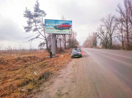 Білборд, Бігборд (Борд)  B у Боярці, 3х6  виїзд з Боярки у бік Білогородки Фото 1