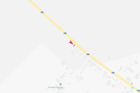 Билборд A в Малине вьезд в город, за знаком схема