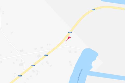 Билборд B в Мигие выезд из города, перед постом схема