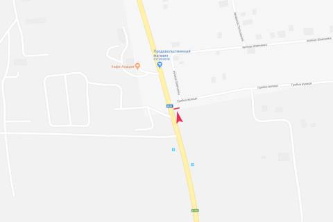 Билборд A в Лозовой Вьезд в город схема