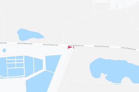 Билборд A в Украинке Въезд с ст Обухова схема