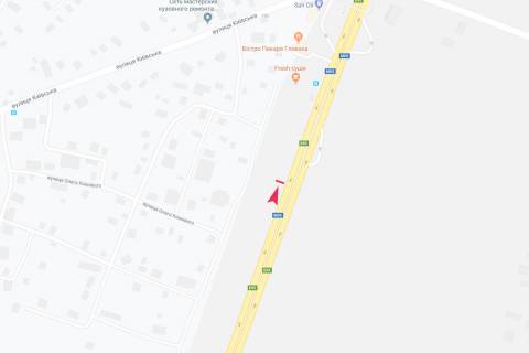 Білборд, Бігборд (Борд)  B у Запоріжжі Въезд с Одессы схема