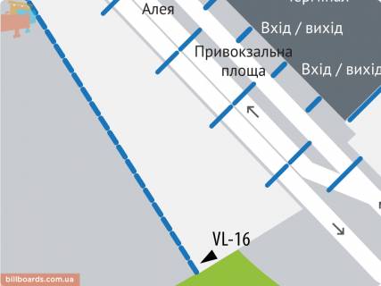 Нестандарт A у Львові Аеропорт «Львів» (навпроти терміналу) схема
