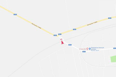 Білборд, Бігборд (Борд)  B у Просяній, 3х6  просяна, в'їзд з боку Покровського схема