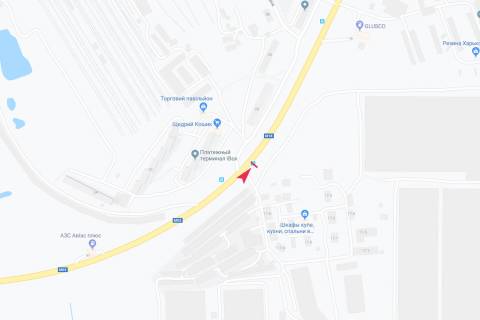 Ситилайт A в Харькове, 1,24х1,84  Мереф'янське шосе, 17/8 (зупинка Мереф'янське шосе), в центр схема