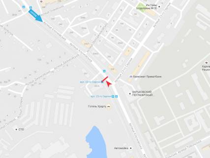 Призматрон, Призма B у Харкові, 3х6  Клочківська вул. 261а, з центру - 471566 схема