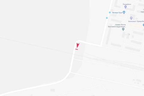 Білборд, Бігборд (Борд)  B у Меліоративному, 3х6  ЖД переїзд схема