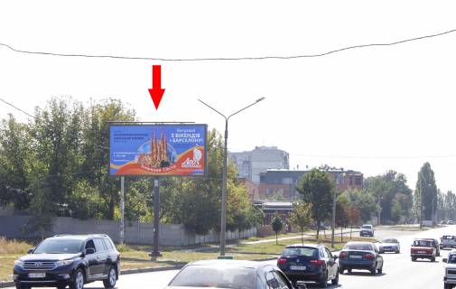 Билборд B в Харькове, 3х6  Клочківська вул. - Берегова вул., в центр фото 1