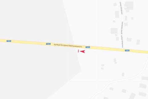 Билборд B в Камышевахе, 3х6  вул Залізнична схема