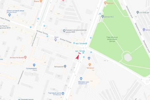 Скролер, Скрол B у Дніпро (Дніпропетровськ), 2.3x3.14  Незалежності (Титова) вул., 1 - 416676 схема