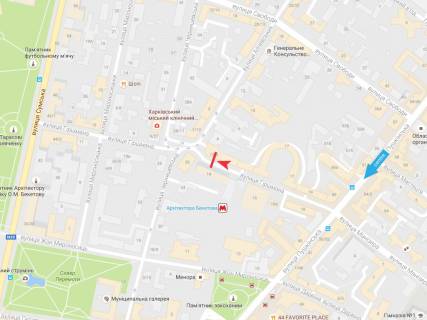 Ситилайт B в Харькове, 1,2х1,8  Гіршмана вул., 15 схема