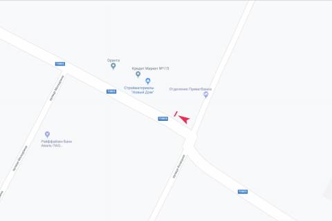 Билборд A в Днепр (Днепропетровск), 3х6  вул Першотравнева схема