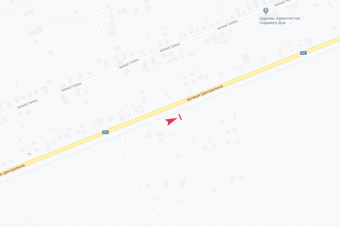 Білборд, Бігборд (Борд)  A у Берегометі, 3х6  виїзд у бік Румунії схема