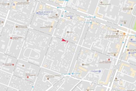Бэклайт A в Днепр (Днепропетровск), 2.3x3.14  Володимира Антоновича (Свердлова) ст., 43 схема