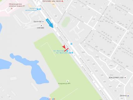 Ситилайт A в Харькове, 1,24х1,84  Клочківська вул. - бул. Фронтовиків,  (зупинка бул. Фронтовиків) схема