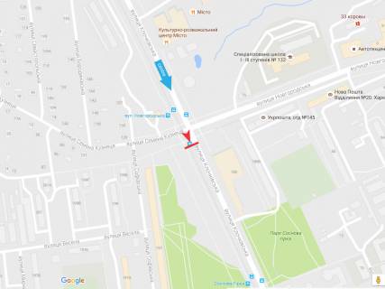 Сiтiлайт A у Харкові, 1,24х1,84  Клочківська вул., 199б (2)  (зупинка вул. Європейська (Новгородська)) схема