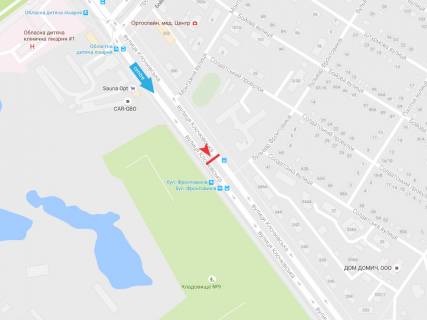 Призма A в Харькове, 3х6  Клочківська вул. - Фронтовиків бул., в центр - 471607 схема