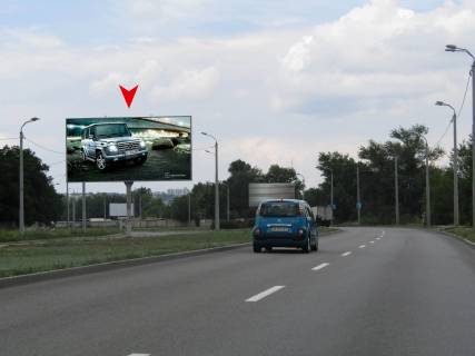 Билборд B в Днепр (Днепропетровск), 3x6  Зізд з Південного мосту на правий берег, на розділ фото 1