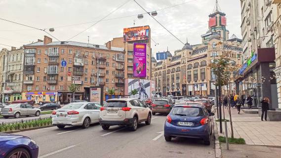 Видеоборд A у Києві, 5,12х13,44  В. Васильківська вул., 9/2 (Кут) - 497083 Фото 1
