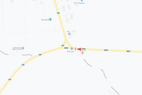 Білборд, Бігборд (Борд)   у Вапнярці виїзд з міста схема