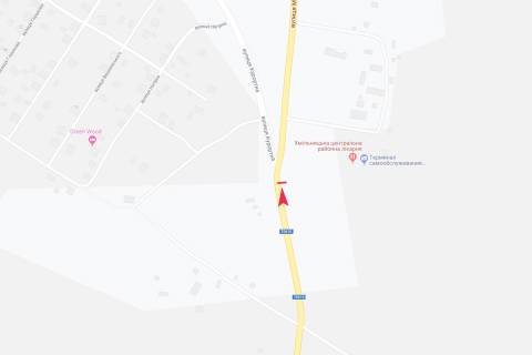 Билборд  в Хмельнике выезд с города схема
