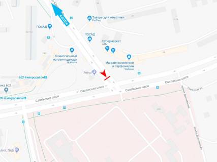 Призматрон, Призма B у Дніпро (Дніпропетровськ), 3х6  Ювілейний пр-т - Салтівське шосе, з центру - 374383 схема