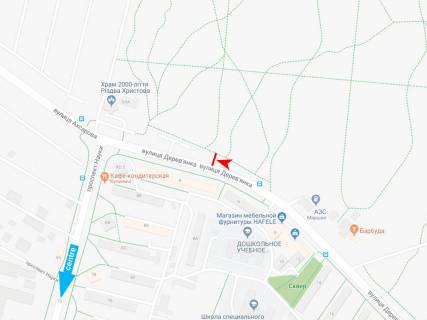 Призма A в Харькове, 3х6  Дерев'янка вул. (навпроти б. № 4), з центру - 471480 схема