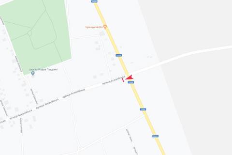 Білборд, Бігборд (Борд)  B у Дніпро (Дніпропетровськ), 3х6  вул Асканійська схема