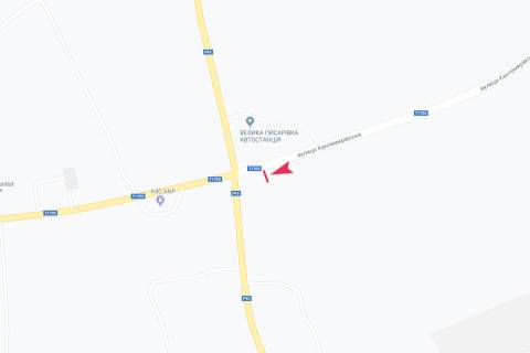 Білборд, Бігборд (Борд)  B у Дніпро (Дніпропетровськ), 3х6  Дорога Р-45, Суми-Кроснопілля-Богодухів 85 км+300 вправо схема