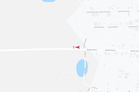 Білборд, Бігборд (Борд)  A у Сиваському, 3х6  вул Леніна схема