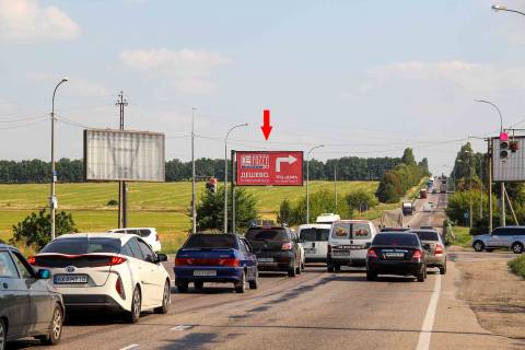 Билборд B в Харькове, 3х6  Окружна дорога - Леся Сердюка (Командарма Корка) вул. фото 1