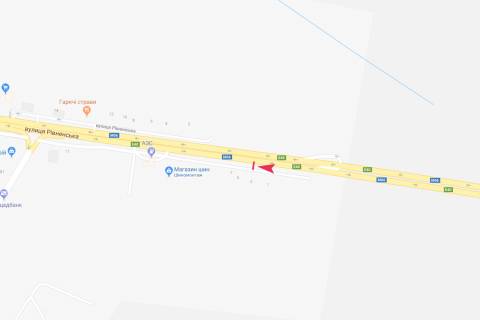 Білборд, Бігборд (Борд)  B у Гощі, 3х6  на Синьо схема