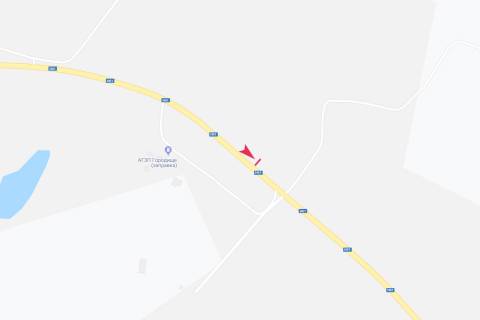 Білборд, Бігборд (Борд)  B у Городище на Смілу схема