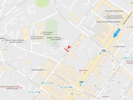 Ситилайт A в Харькове, 1,2х1,8  Трінклера вул. ,24-правий схема