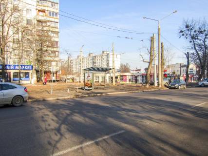Ситилайт B в Харькове, 1,24х1,84  Салтівське шосе, 147 (зупинка 602-й мікрорайон), з центру фото 1